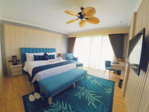 Cama o camas de una habitación en Amata Garden Resort, Inle Lake