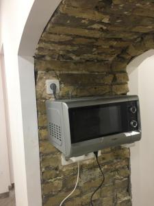 En TV eller et underholdningssystem på Hostel Train Station