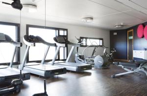 Fitness centrum a/nebo fitness zařízení v ubytování Comfort Hotel RunWay