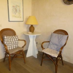 A seating area at Casa Elena