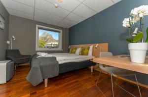 Posezení v ubytování Fast Hotel Svolvær