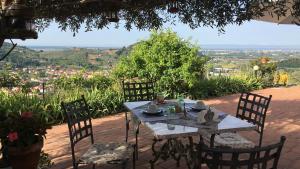 A restaurant or other place to eat at Azienda agricola Della Mezzaluna