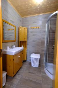 Koupelna v ubytování Quinta do Fragoso