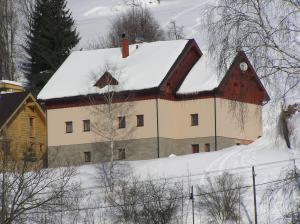 Chata Albrechta v zimě