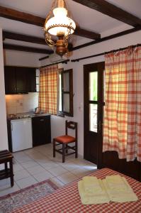 Kuchyň nebo kuchyňský kout v ubytování Hotel Maria