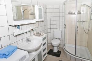 Koupelna v ubytování Meeresrauschen