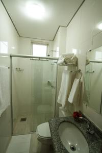Kylpyhuone majoituspaikassa Ville de Montagne Hotel