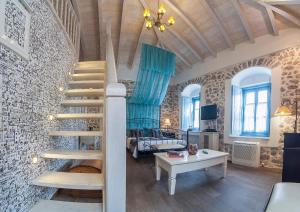 Posezení v ubytování PortaDelMare deluxe suites