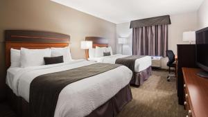Postel nebo postele na pokoji v ubytování Best Western Plus Moncton