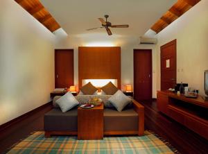Posezení v ubytování Medhufushi Island Resort