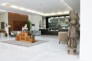 Vstupní hala nebo recepce v ubytování Alicia Apartelle + 37 fotografií