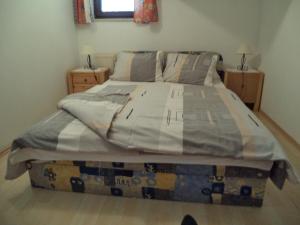 Katil atau katil-katil dalam bilik di Ferienwohnung Kunterbunt