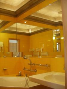 Koupelna v ubytování Hotel Antoň