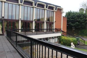 A balcony or terrace at The Allesley Hotel 