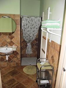 Kylpyhuone majoituspaikassa EL CAVAJER agriturismo-b&b