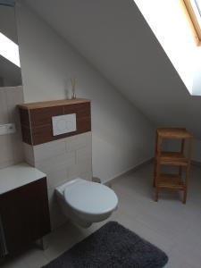 Kúpeľňa v ubytovaní apartmány pod lesem