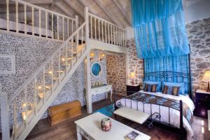 Postel nebo postele na pokoji v ubytování PortaDelMare deluxe suites