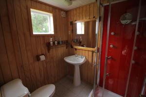 Baðherbergi á Hotel Mi Casa