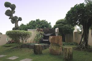 Jardín al aire libre en Omah Sastro