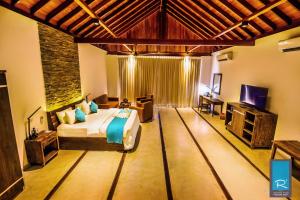 Ένα ή περισσότερα κρεβάτια σε δωμάτιο στο R Degrees Boutique Hotel & Spa