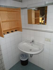 Koupelna v ubytování Hellmut-Waßmer-Jugendherberge Lörrach