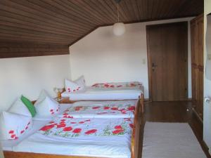 Letto o letti in una camera di Haus Schneider