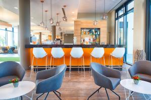 Posezení v ubytování LOGINN Hotel Leipzig