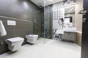 Koupelna v ubytování Hotel U Kostela