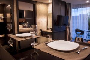 Posezení v ubytování S Hadyai Hotel + 53 fotografií