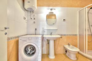 Koupelna v ubytování Apartment Katarina