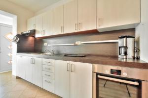 Kuchyň nebo kuchyňský kout v ubytování Apartment Katarina
