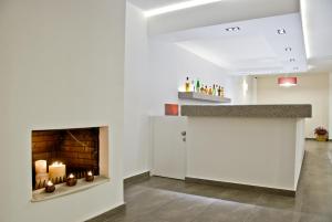 مطبخ أو مطبخ صغير في Xenia Hotel