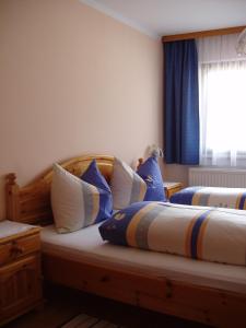 Cama o camas de una habitación en Haus Sonnleite