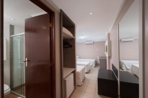 Koupelna v ubytování Hotel Sete Coqueiros