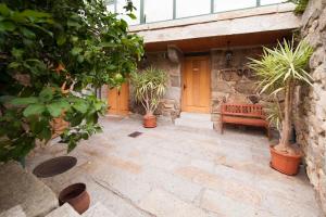 Jardín al aire libre en Casa A Chairiña y A Revolta