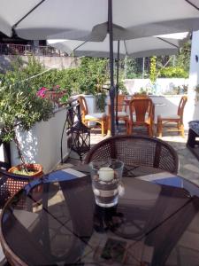 Patio nebo venkovní prostory v ubytování Pension Panos