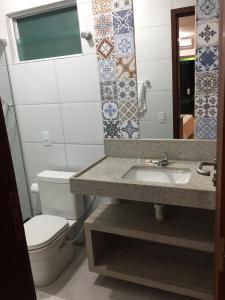 Et badeværelse på Pousada Solar Dos Carneiros
