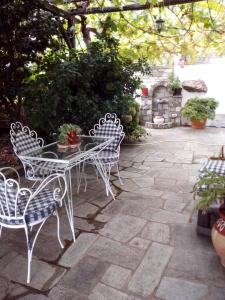 Zahrada ubytování Pension Panos