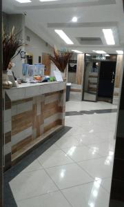 an office lobby with a reception desk at Central Lodge Hotels in Johannesburg +15 photos