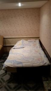 パヴロフスクにあるГостевой дом на Ивановой, 5の小さなベッド1台が備わる客室です。