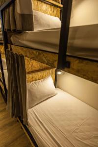 En eller flere senger på et rom på Mini Voyage Hostel