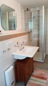 Koupelna v ubytování Ferienwohnung Kraska
