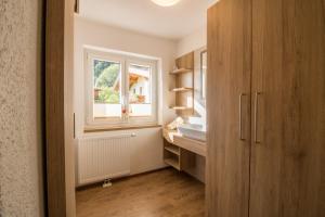 Rúm í herbergi á Haus Reintal