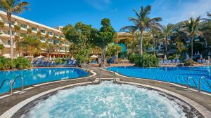 a pool at the resort at Hipotels Natura Palace Adults Only in Playa Blanca