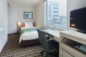 TV a/nebo společenská místnost v ubytování Garden Hotel Shizuoka