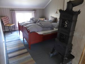 Postel nebo postele na pokoji v ubytování Bjørke Østre