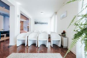 Postel nebo postele na pokoji v ubytování Hotel La Bussola