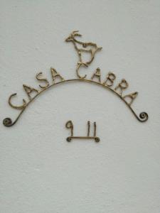 Certifikát, hodnocení, plakát nebo jiný dokument vystavený v ubytování Casa Cabra