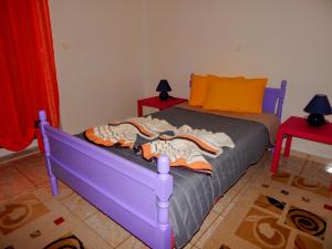 Postel nebo postele na pokoji v ubytování Small country apartment in Tripoli