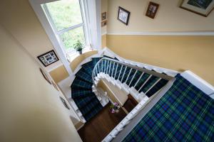 Postel nebo postele na pokoji v ubytování Kilmaronock Manse B&B